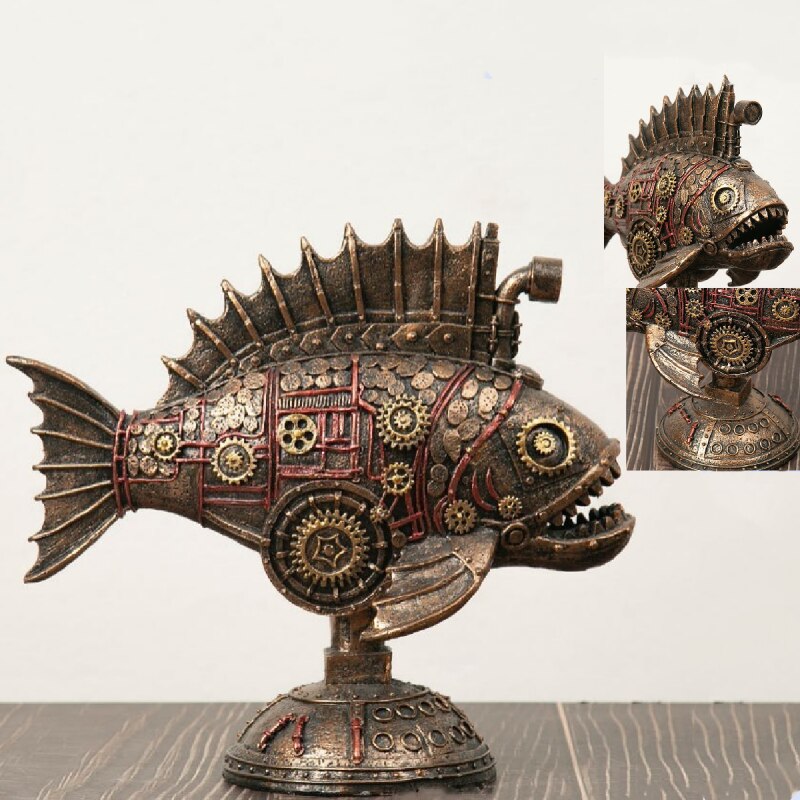 Steampunk Sea Creature Sculpture 4